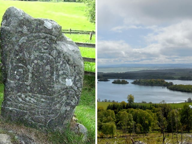 A Celtic stone, the Eagle Stone, stands in Strathpeffer, Ross-shire. The Seer said that if the stone fell down three times, then Loch Ussie would flood the valley below so that ships could sail to Strathpeffer. The stone has fallen down twice: it is now set fast in concrete.