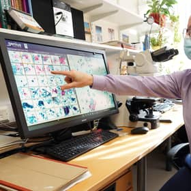 Allan Wilson, Lead Biomedical Scientist at NHS Lanarkshire. Picture by Stewart Attwood.