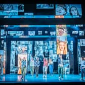 The theatrically thrilling first-half finale delivers a stunning visual image of Evan Hansen’s new viral fame