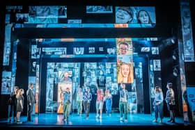 The theatrically thrilling first-half finale delivers a stunning visual image of Evan Hansen’s new viral fame