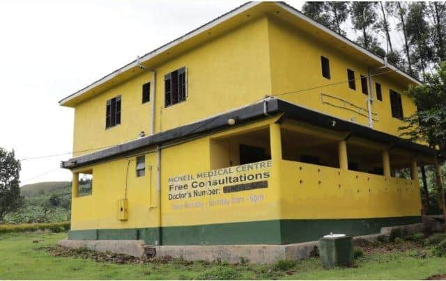 Dormitory was built on top of the medical centre