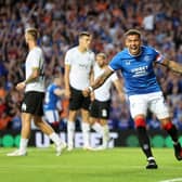 James Tavernier opened the scoring for Rangers with a penalty just before the interval.