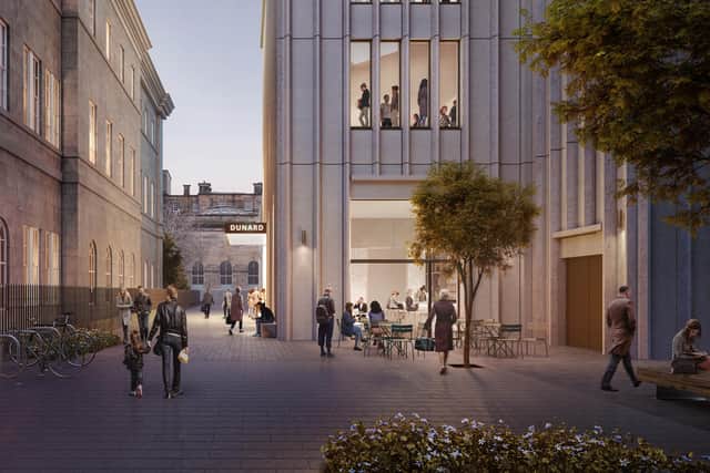 The Dunard Centre's cafe-bar is planned to have an outdoor terrace.