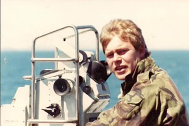 'Boy' sailor - Mac, now 57, was a fresh-faced youth when the British task force sailed for the Falklands.