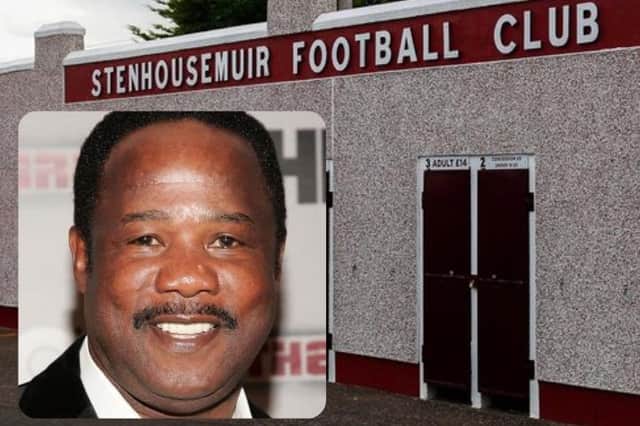 The Wire actor  Isiah Whitlock Jr. is one of Stenhousemuir's most famous fans.
