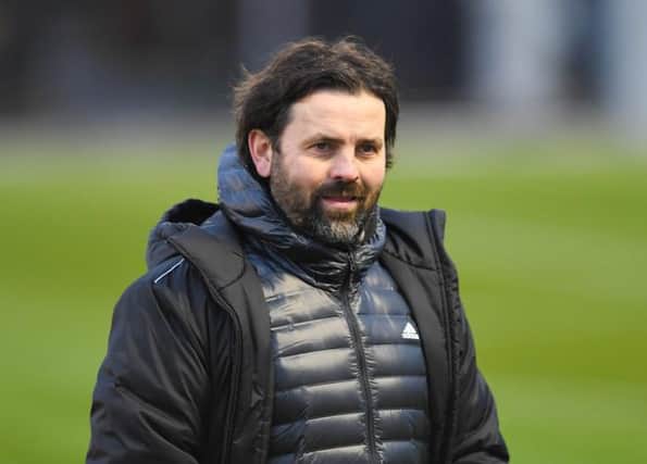Cove Rangers Manager Paul Hartley during a Scottish Cup tie between Alloa Athletic and Cove Rangers at The Indodrill Stadium, on January 09, 2021, in Alloa, Scotland. (Photo by Mark Scates / SNS Group)