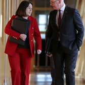 First Minister John Swinney and Deputy Kate Forbes (Picture: Jeff J Mitchell/Getty Images)