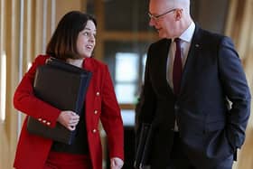 First Minister John Swinney and Deputy Kate Forbes (Picture: Jeff J Mitchell/Getty Images)