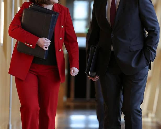 First Minister John Swinney and Deputy Kate Forbes (Picture: Jeff J Mitchell/Getty Images)