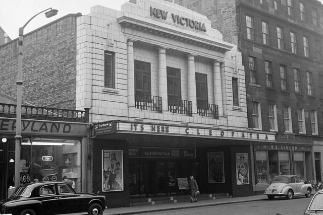 The New Victoria Cinema at Surgeons' Hall, that was set to be renovated and renamed the Odeon in February 1964.