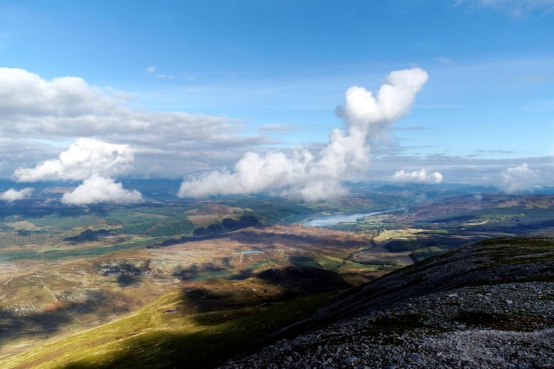 The pyramid-like Perthshire peak of Schiehallion offers a gradual ascent perfect for those working on their fitness and great views over Loch Rannoch.