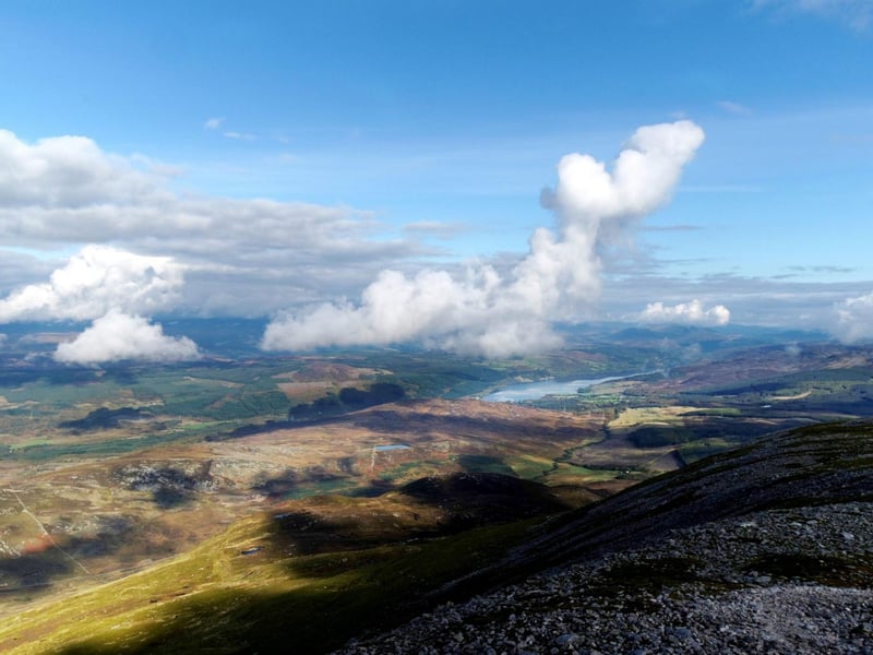 The pyramid-like Perthshire peak of Schiehallion offers a gradual ascent perfect for those working on their fitness and great views over Loch Rannoch.