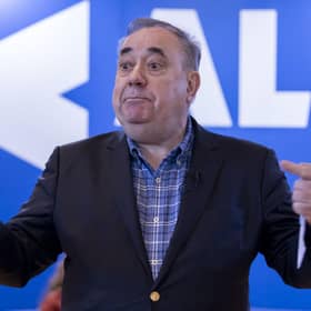 Alba party leader Alex Salmond, who has claimed the SNP's "incompetence" in government has "hindered" the cause of Scottish independence. Photo: Robert Perry/PA Wire