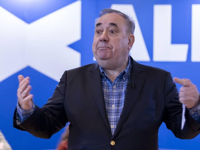 Alba party leader Alex Salmond, who has claimed the SNP's "incompetence" in government has "hindered" the cause of Scottish independence. Photo: Robert Perry/PA Wire