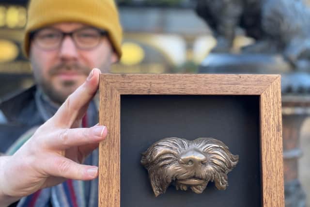 Denny Hunter hopes his Bobby's nose replicas will prevent people from damaging the iconic Edinburgh dog statue.