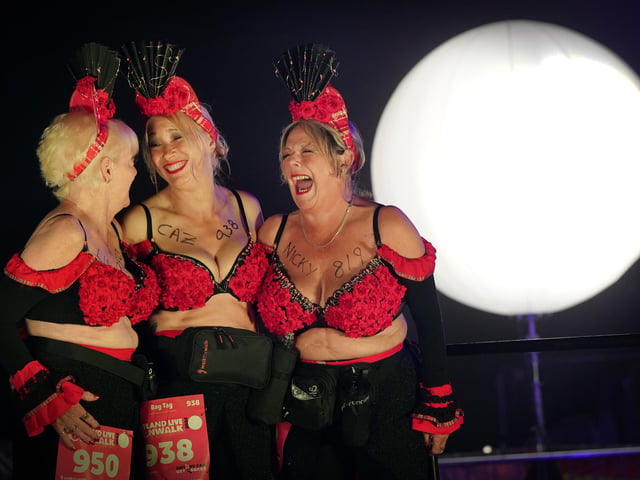 The Moonwalk took place on Saturday evening