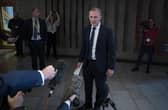 Minister for Health and Social Care Michael Matheson speaks to the media after making a personal statement to the chamber at the Scottish Parliament in Holyrood. Picture: Jane Barlow/PA Wire