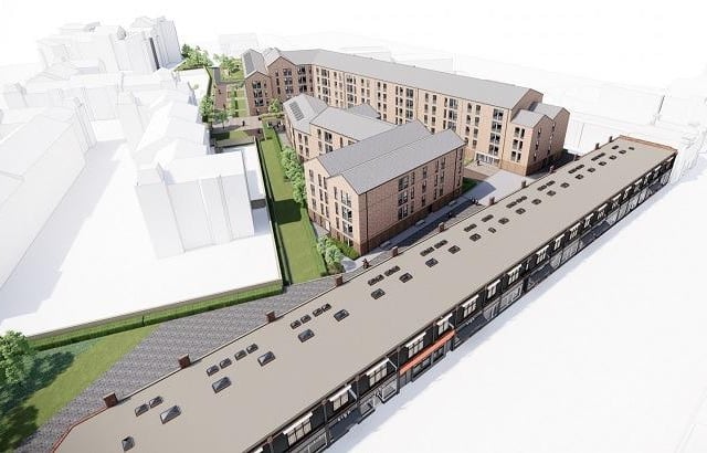 Set to add a total of 148 homes, alongside shops and offices, to Leith, the Stead's Place development is due to be completed by spring 2024.