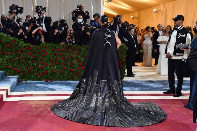 US singer-songwriter Alicia Keys arrives for the 2022 Met Gala at the Metropolitan Museum of Art on May 2, 2022, in New York. Photo by ANGELA WEISS/AFP via Getty Images
