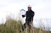 Adrian Otaegui poses with the trophy following his victory in the Scottish Championship presented by AXA at Fairmont St Andrews. Picture: Richard Heathcote/Getty Images
