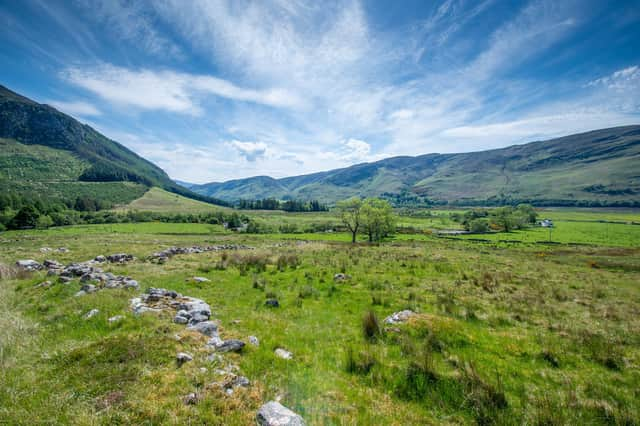 Looking across to Balblair from Inverlael, a landscape where once a bustling centre of commerce could be found. PIC: Jim Dunn.