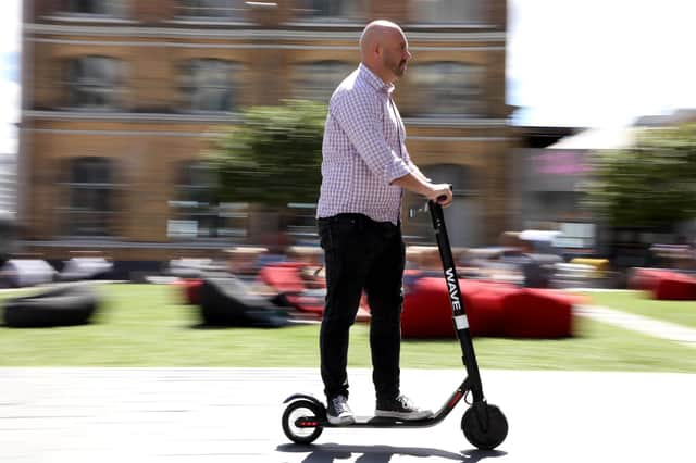 The e-scooter is the closest thing to the hoverboard seen in the Back to the Future films (Picture: Phil Walter/Getty Images)