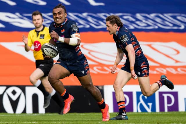Winger Eroni Sau is leaving Edinburgh at the end of the season. Picture: Ross Parker/SNS