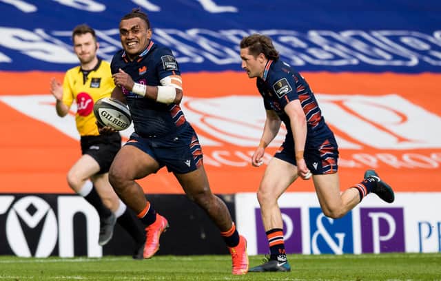 Winger Eroni Sau is leaving Edinburgh at the end of the season. Picture: Ross Parker/SNS