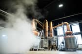 The firms will work with Arbikie to install an onsite wind turbine and electrolyser that will generate green hydrogen - replacing the oil currently used by the distillery to raise steam for the distillation process. Picture: Andy Loudon