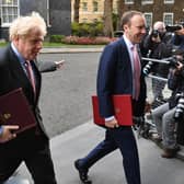 Boris Johnson and Matt Hancock will both face questions from the Covid inquiry next year (Picture: Leon Neal/Getty Images)