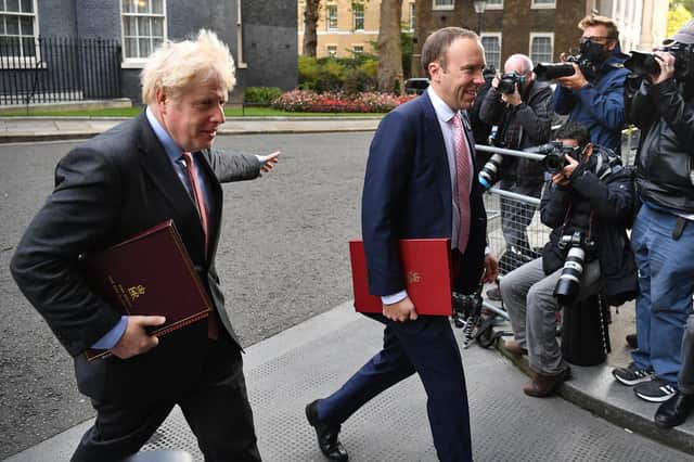Boris Johnson and Matt Hancock will both face questions from the Covid inquiry next year (Picture: Leon Neal/Getty Images)