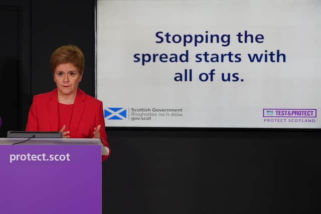 Nicola Sturgeon announced an extension to the existing self-isolation support grant today