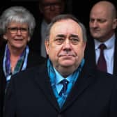Alex Salmond leaves the High Court in Edinburgh in March after being acquitted of sexual offence charges (Picture: Andy Buchanan/AFP via Getty Images)