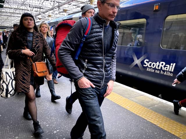 Rail journeys in and out of Edinburgh Waverley have been seriously disrupted after a tree came down on an overhead line close to the station.