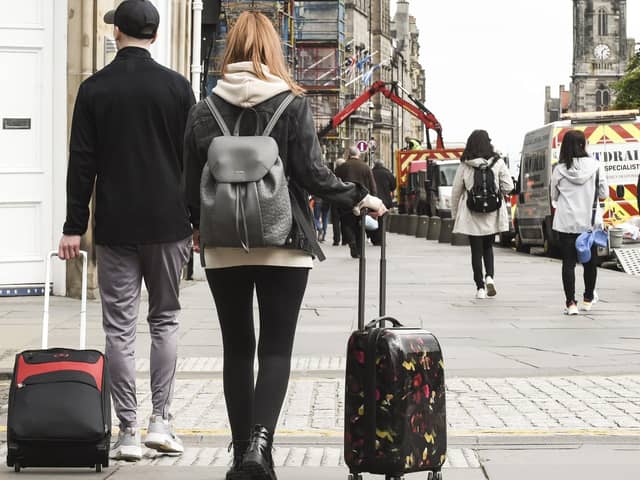 ​There are doubts over whether a visitor levy will curb the numbers of tourists visiting Edinburgh. Picture: Lisa Ferguson