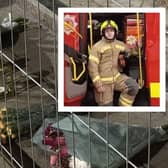 Tributes have appeared to firefighter Barry Martin.
