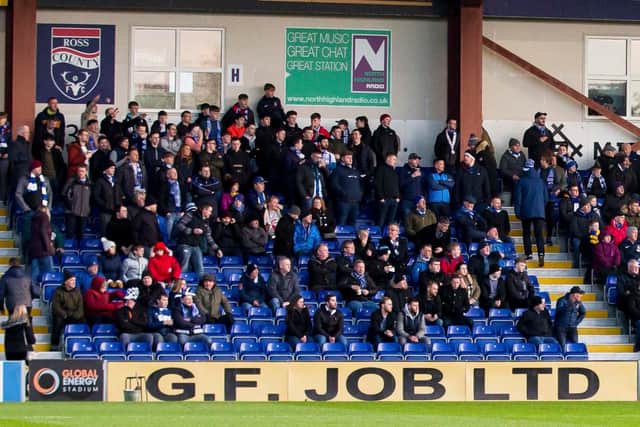 Ross County's home game against Celtic is a pilot event for the return of fans.