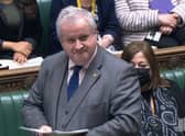 SNP Westminster leader Ian Blackford during Prime Minister's Questions in the House of Commons, London. Picture date: Wednesday March 30, 2022.