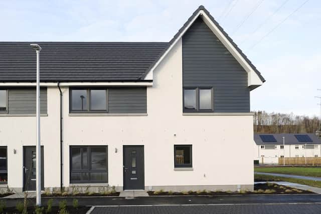 A selection of the 20 homes across all three developments are almost complete. The construction of the remaining 55 homes will continue throughout the coming months. Picture: Ewen Weatherspoon