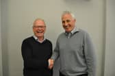 Carlton Power's Keith Clarke and Stag Energy's George Grant.
