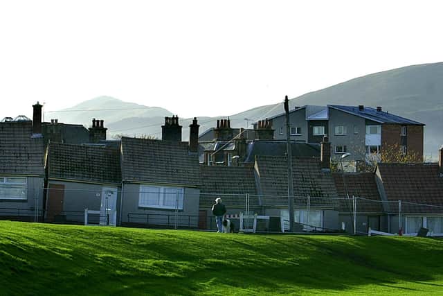 The houses at Ferniehill Terrace started to collapse in November 2000.