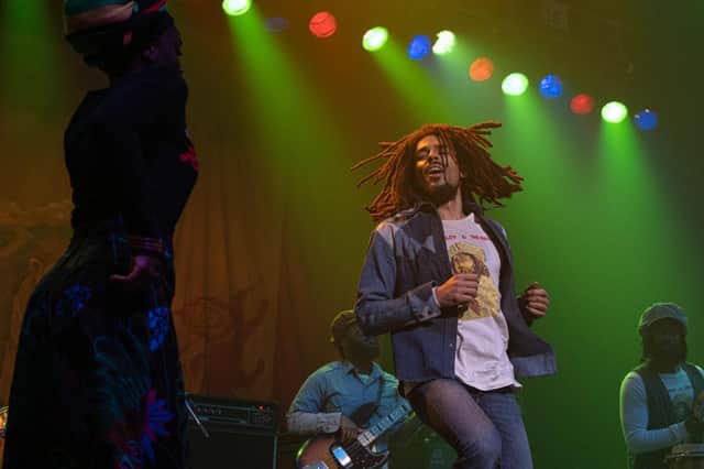 Kingsley Ben-Adir in Bob Marley: One Love. Picture: Chiabella James/Paramount Pictures