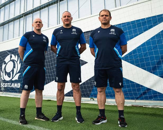Steve Tandy, John Dalziel and Pieter de Villiers have signed new contracts with Scotland.