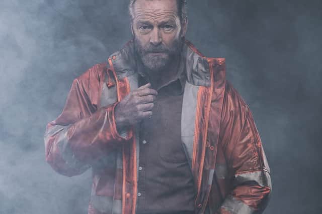 Iain Glen plays Magnus MacMillan, the offshore installation manager of an oil rig in the North Sea which is at the centre of a supernatural/thriller drama. Pic. Mark Mainz