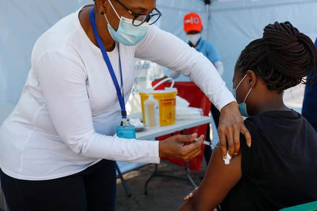 South Africa has managed to vaccinate only 24 per cent of its population – and is faring better than many in that continent
