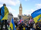 The outpouring of support for Ukraine after Russia's invasion must not diminish amid political turmoil and the cost-of-living crisis (Picture: Justin Tallis/AFP via Getty Images)