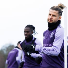 Emiliano Marcondes and Hibs travel across the city to take on Hearts.