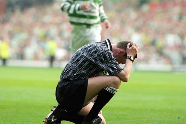 "The game would probably have been abandoned elsewhere - not in Glasgow that day."