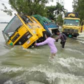 Floods in low-lying Bangladesh are getting worse as sea levels rise because of global warming (Picture: Mamun Hossain/AFP via Getty Images)