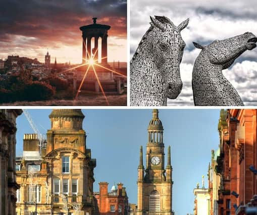 A new poll has announced the 15 happiest places to live in Scotland. Cr: Getty Images/Canva Pro